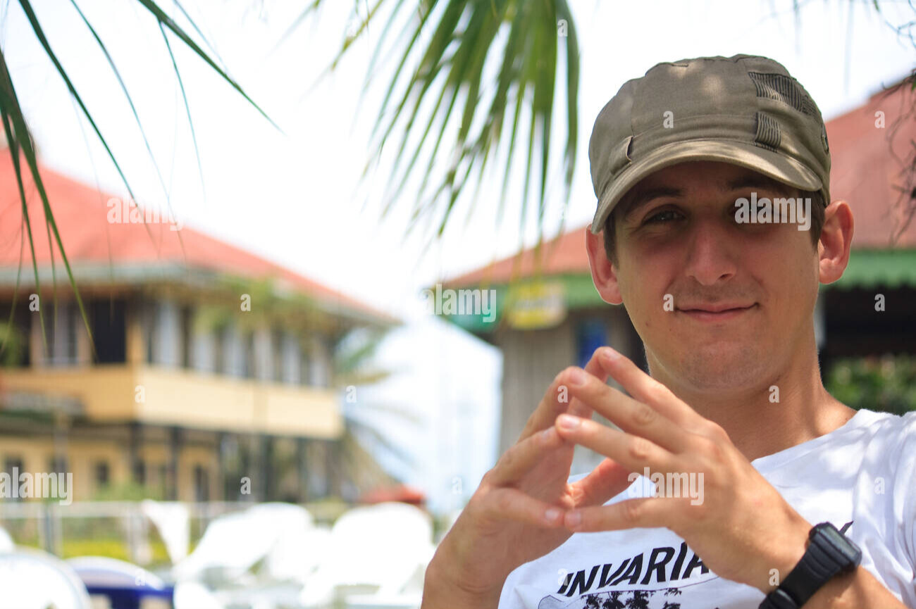 A white Calabar tourist